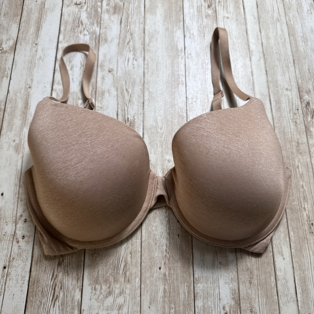 Victorias Secret Women's Uplift‎ Semi Demi Tan Heathered Bra 32DDD